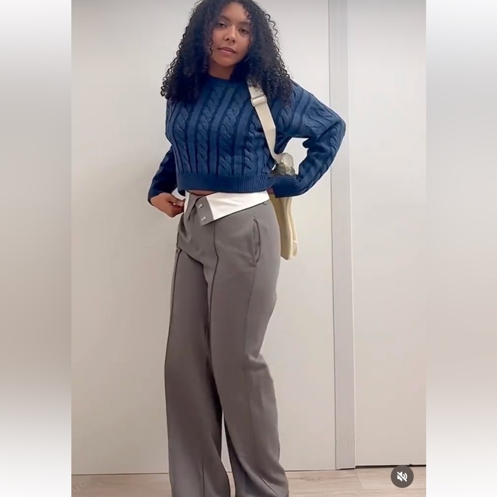 GU fold over waist pants NWOT